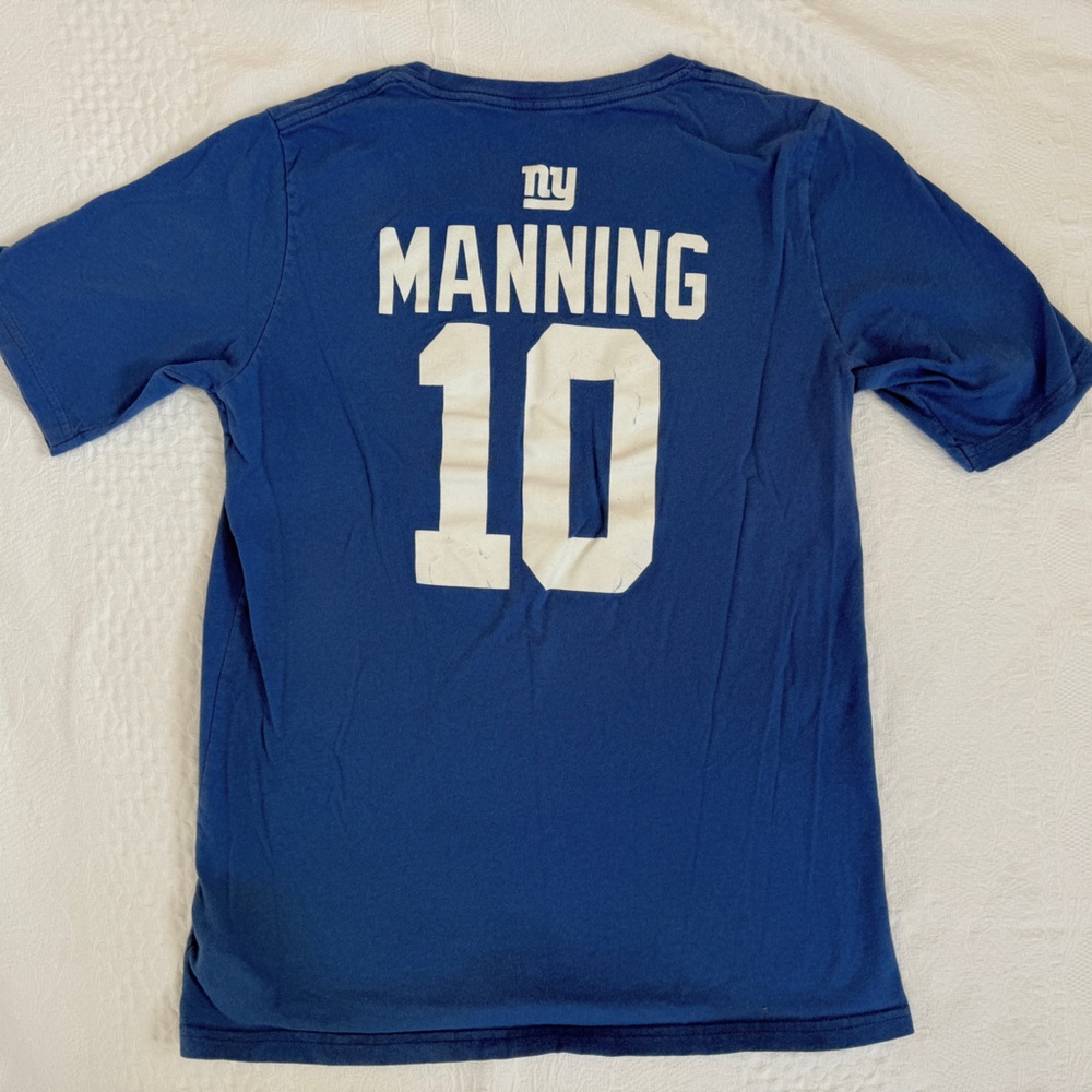 New York Giants Eli Manning #10 Nike Tee Shirt Youth Size 2XL 18